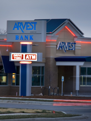 Arvest Bank of Fayetteville.