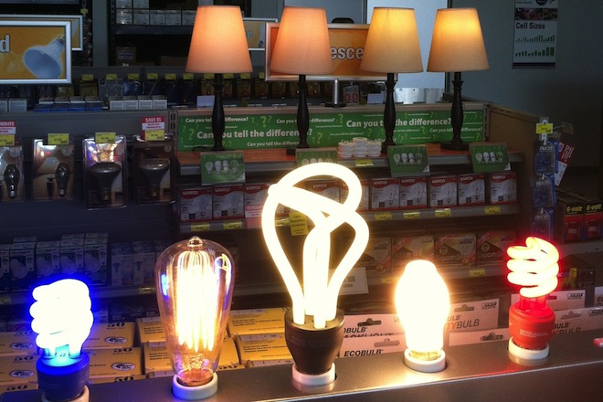 Displays at the new Batteries Plus location in Little Rock.