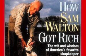 Time Magazine featured a posthumous tribute to Sam Walton, calling the Wal-Mart founder "America's favorite shopkeeper".