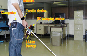 Dr. Cang Ye has developed a &ldquo;smart cane&rdquo; that will help visually impaired people travel more easily and safely.