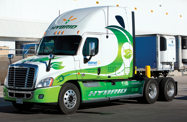 Wal-Mart&rsquo;s push for environmental sustainability, initiated by then-CEO Lee Scott in 2005, has ranged from small improvements in packaging to ambitious experimentation with building materials and even hybrid-fuel delivery trucks.