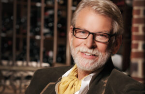 Cliff Baker shot on location in Capital Hotel Wine Cellar. Clothing provided by Dillard&rsquo;s and Bauman&rsquo;s. Styling by Heather Patterson.