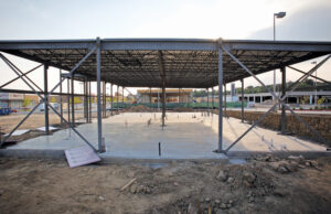 Strode Properties Co. of Dallas continues progress on its Park Avenue project with construction of a Jared Jewelers.