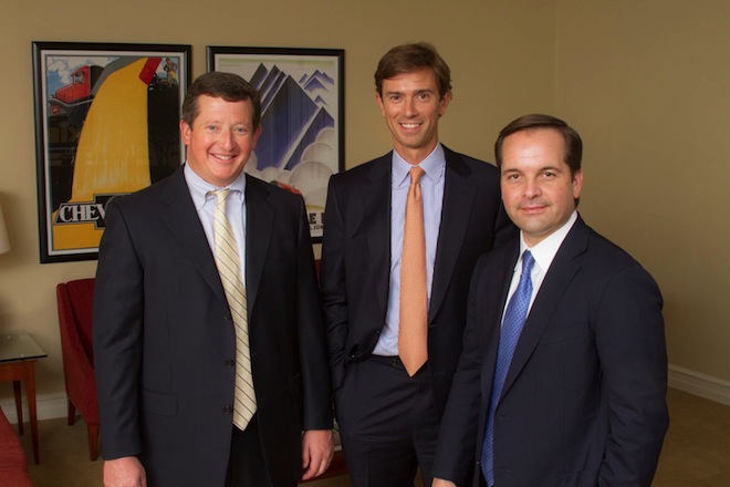 From left to right, Kevin Huchingson, Beau Blair and Franklin McLarty.