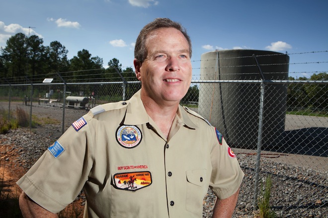 John Carman, Scout executive for the Quapaw Area Council of the Boy Scouts of America: Shale Play revenue has "really been a godsend for us."