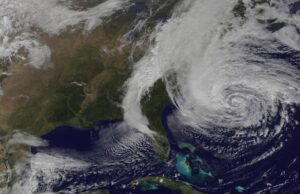 Hurricane Sandy, seen in this photograph by NASA.