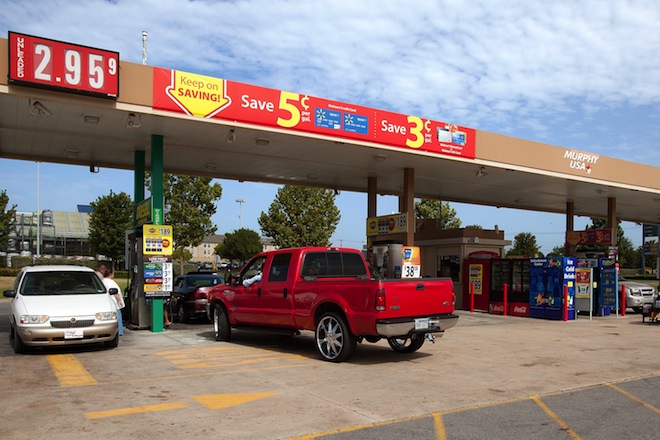 A Murphy USA gas station, owned by Murphy Oil Corp., at 4448 E McCain Blvd in North Little Rock.