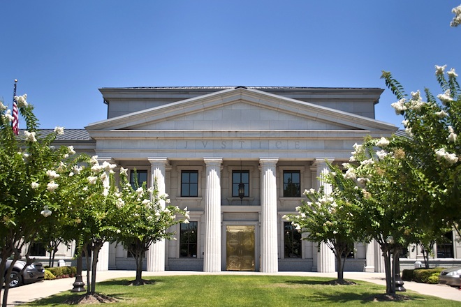 The Arkansas Supreme Court building in Little Rock.
