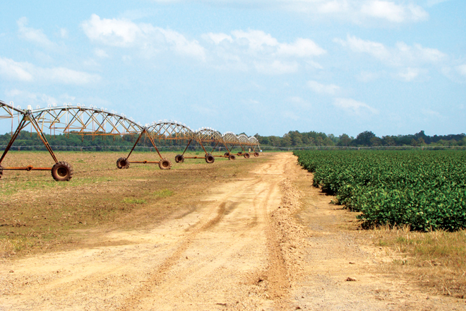 Irrigation capability is an important variable that affects cropland valuations along with harvest production.