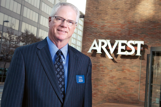John Womack, CEO of Arvest in central Arkansas: &ldquo;We lead with deposits. We think that&rsquo;s the most important thing to get.&rdquo;