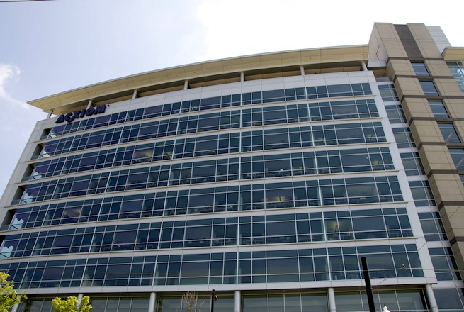 Acxiom's downtown Little Rock headquarters.