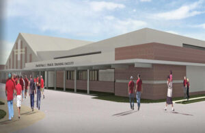 Baseball/Track Indoor Training Facility. Estimated cost: $7.75 million to $9.6 million.