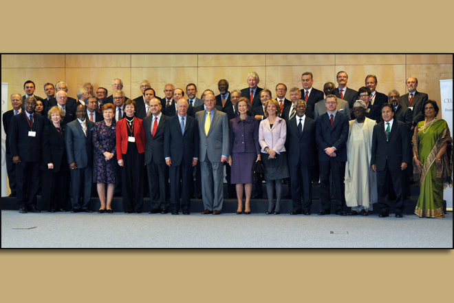 The Club de Madrid, all former heads of state, gathered in 2009 in Madrid.&nbsp;