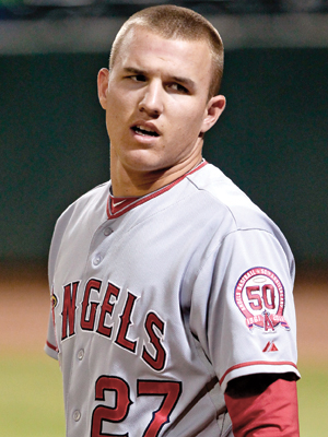 Mike Trout received a bonus of $1.2 million when he signed a contract with the Los Angeles Angels.