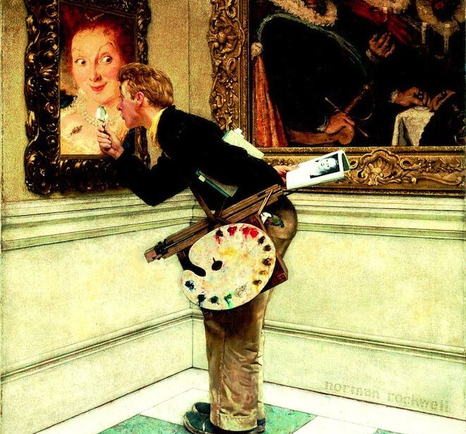 Art Critic, by Norman Rockwell.