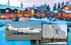 A 13,800-SF Rocky Mountain manor, corporate jet and Brandon House project in Little Rock are all linked to troubled IberiaBank debt carried by Bruce Burrow and his partner Marty Belz.