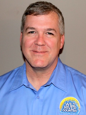 Chris Shillcut, the vice president of operations at Wild River Country in Little Rock.