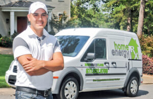 Clay Mosley, director of Home Energy Rx in Little Rock, manages company operations.