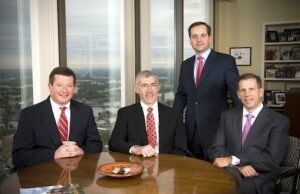 From left to right, Kevin Huchingson, Dewitt Smith, Franklin McLarty and Ted Dickey.