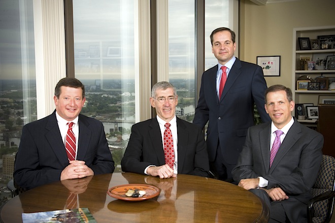 From left to right, Kevin Huchingson, Dewitt Smith, Franklin McLarty and Ted Dickey.