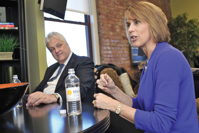 Dentsu Network CEO Tim Andree and Elise Mitchell,&nbsp;CEO of Mitchell Communications and now an executive team member of the Dentsu Network, quickly found common ground.