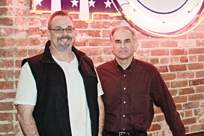 John Gray, left,&nbsp; and Steve Maxwell , new owners of Your Mama&rsquo;s Good Food in Little Rock, are&nbsp; working to learn and then grow business at the&nbsp; home cooking restaurant.&nbsp;