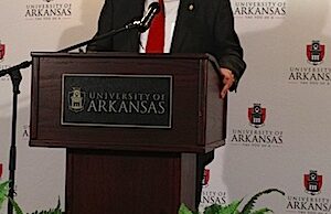 Chris Wyrick, vice chancellor of advancement at the University of Arkansas.