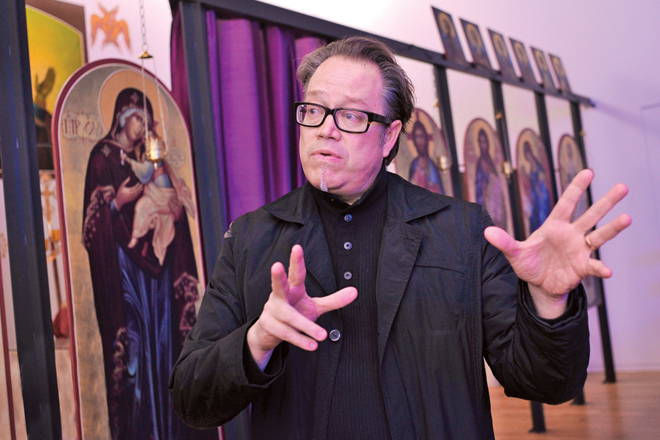 Architect Marlon Blackwell discusses some of the challenges he faced when converting an old metal shop building into St. Nicholas Antiochian Orthodox Christian Church , an award winning structure.