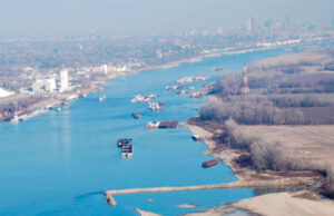 During the drought of 2012, the U.S. Army Corps of Engineers made sure the Mississippi River had at least 9 feet of depth for navigation.