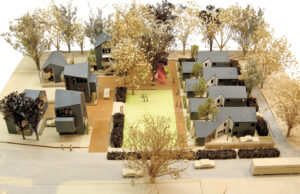 The Rock Street Pocket Housing Project received professional accolades for its creative vision for a nine-home development on vacant property in downtown Little Rock.