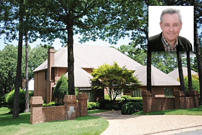 Steve (inset) and Cynthia Clary&rsquo;s $1.2 million home in west Little Rock was his main asset in his Chapter 7 bankruptcy. They listed $168.6 million in debts.