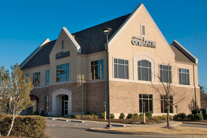 Bank money allegedly used for a house for Hunter Stuart, a former bank VP, reportedly was portrayed as costs linked to two One Banc branches in Little Rock, including this one on Chenal.