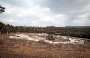 The Ozark Medieval Fortress lies dormant through a second winter as its owners scour the land for new financial patrons.&nbsp; Construction progress was jump-started with the aid of modern technology.