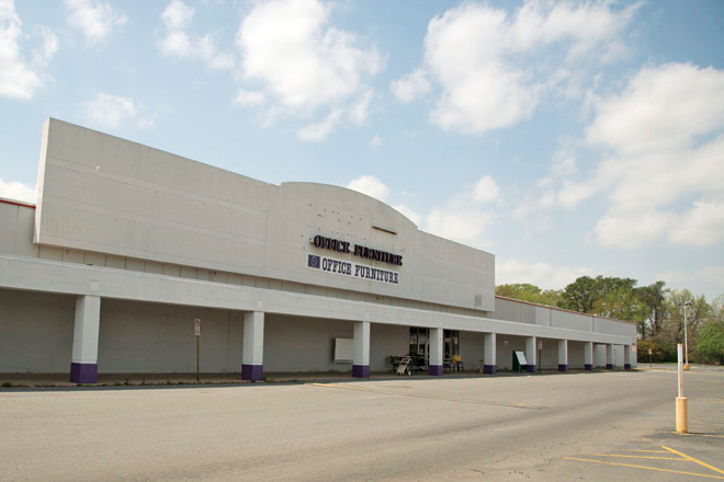 The former Kmart store near the southwest corner of Asher and University avenues in south Little Rock is now church property.&nbsp;