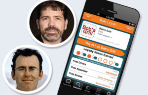 Qbot president Chaney Phillips (top) has seen downloads of his mobile app increase with investor James Barnes (below) on board.