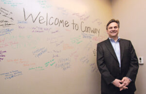 Richard Howe, CEO of Inuvo, says the company is closing its offices in New York and Florida to focus all of its operations in Conway.