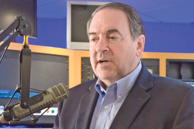 Mike Huckabee said he has to consider how long it will take to make his daily radio program &ldquo;hopefully disgustingly profitable.&rdquo;