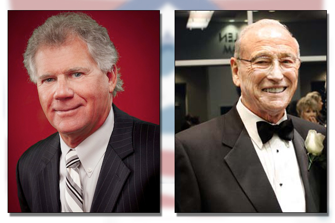 Home BancShares, a major player in FDIC-assisted acquisitions, is led by Chairman John Allison (left). Wallace Fowler of Jonesboro is chairman, CEO and leading shareholder of Liberty Bancshares.