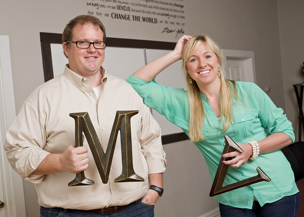 Movista co-founders Stan Zylowski and April Seggebruch happily put down roots in Bentonville.