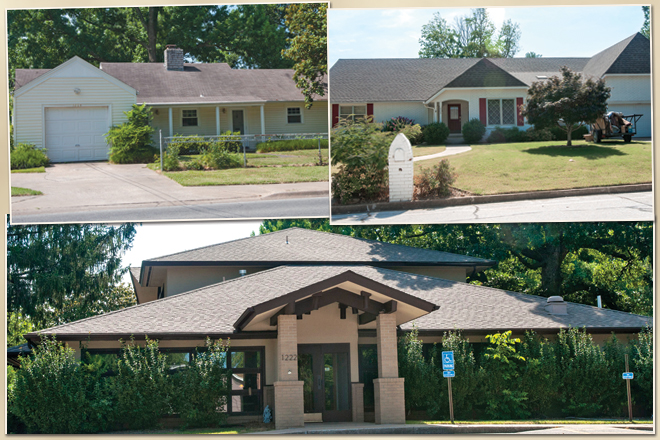 These properties in Rogers were seized from Jim Bolt, who bought them for nearly $1 million in 2013 with money allegedly&nbsp; fraudulently received. Bolt forfeited Situs Cancer Research Center (bottom), where he claimed to be &ldquo;clinical research director,&rdquo; to help pay $2.5 million in restitution.