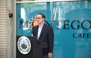 David Robinson at the K-Lofts announcement on Main Street in Little Rock.