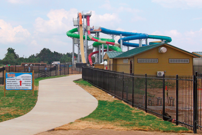 Three of the five attractions at Holiday Springs Water Park at Texarkana&rsquo;s Crossroads Business Park are open for business.&nbsp;