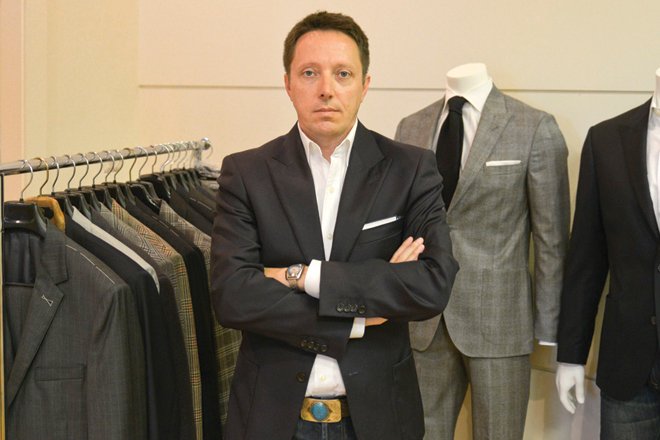 Jamie Davidson&rsquo;s Strong Suit collection will appear in 20 stores in September.