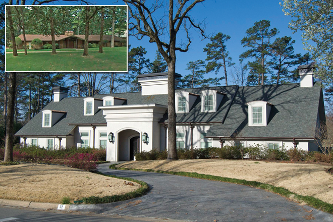 The residence at 32 Valley Club Circle underwent a massive makeover.