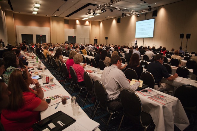 About 300 people attended Wednesday's Arkansas Business Health Care Symposium at the Statehouse Convention Center in Little Rock.