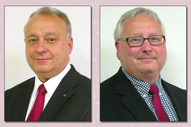 As of Aug. 1, Chad Evans, left, becomes the president and chief operating officer of Aromatique of Heber Springs. Stephen Lawrence, right, has assumed the roles of vice-chairman and CEO.
&nbsp;