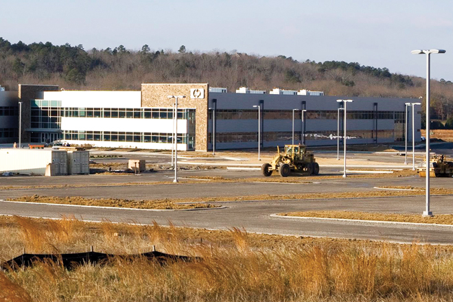 Hewlett-Packard received $10 million from the Governor&rsquo;s Quick Action Closing Fund to build a center in Conway.