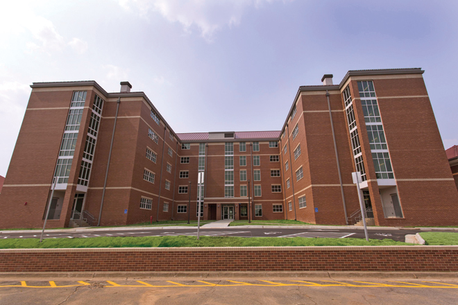 The M Street Residence Hall at Arkansas Tech accommodates 290 students.