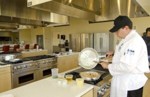 The Culinary Arts & Hospitality Management Institute at Pulaski Technical College opened its 60,000-SF, $16.5 million facility in September, complete with culinary, baking and butchery labs. | (Photo by Jason Burt)