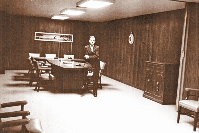 J.C. Barnett, inaugural president of First American National Bank.